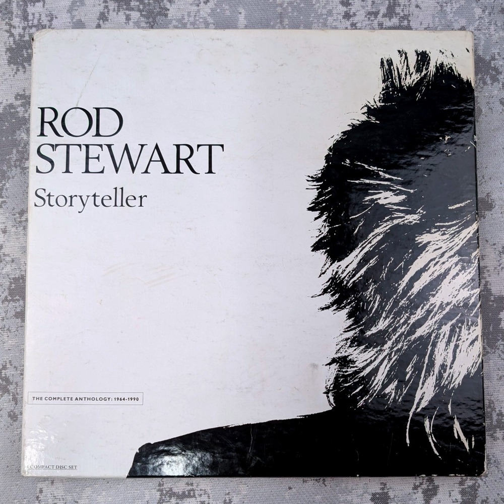 Rod Stewart Storyteller The Complete Anthology 1964-1990 4 CD Box Set 1989 WB